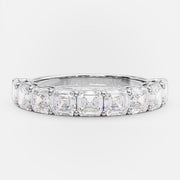 3.50 CT Asscher Cut Lab Grown Diamond Wedding Band Gift For Her Mapple Gems